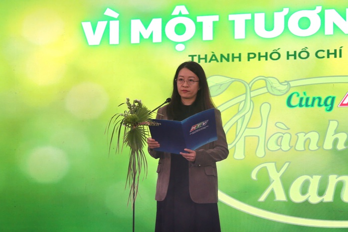 Hoa hậu Ngọc Ch&acirc;u đồng h&agrave;nh c&ugrave;ng HTV v&igrave; một tương lai xanh - Ảnh 2.