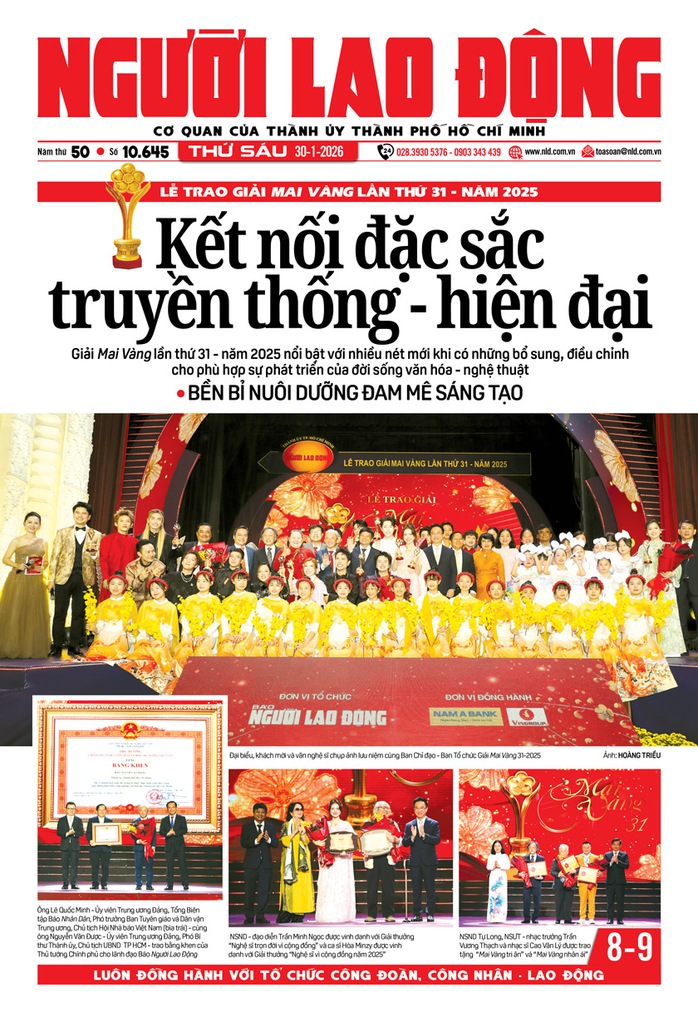 Báo in Người Lao Động 30-1: Thắt chặt an toàn thực phẩm - Ảnh 1. Báo in Người Lao Động 30-1: Thắt chặt an toàn thực phẩm - Ảnh 1.