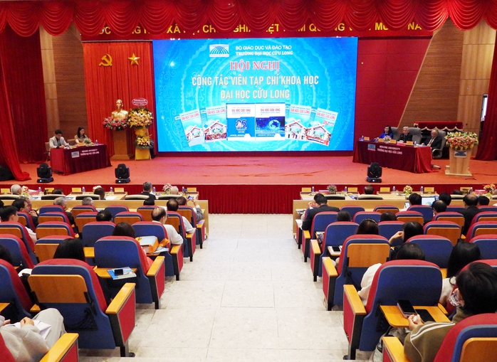 Hội nghị cộng t&aacute;c vi&ecirc;n Tạp ch&iacute; Khoa học Đại học Cửu Long - Ảnh 1.