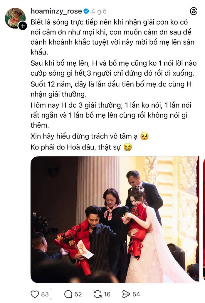 Oan cho H&ograve;a Minzy  - Ảnh 1.