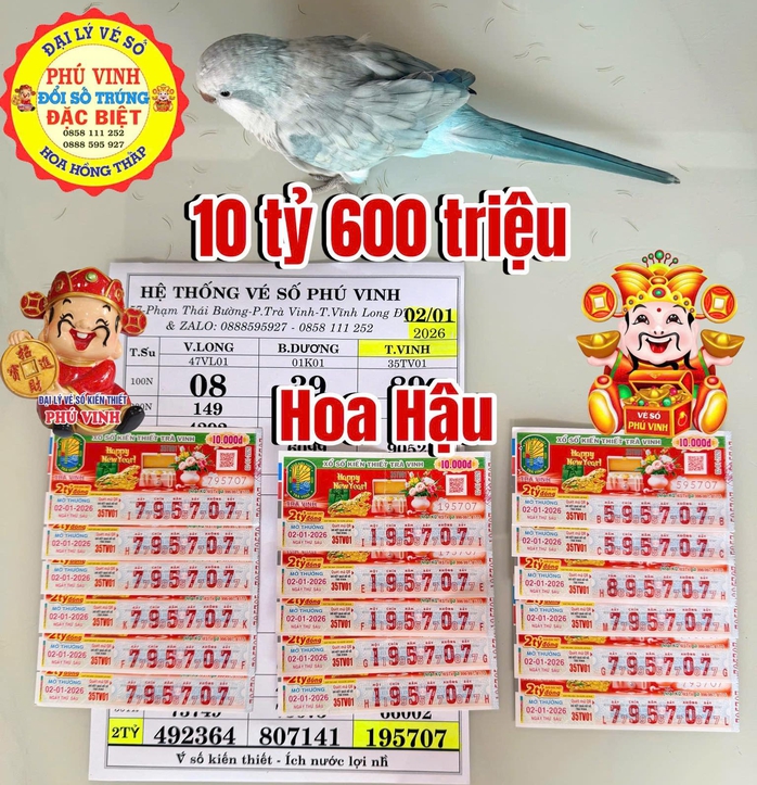 Xổ số miền Nam: Tây Ninh , TPHCM , Vĩnh Long trúng giải độc đắc liên tục - Ảnh 1. Xổ số miền Nam: Tây Ninh , TPHCM , Vĩnh Long trúng giải độc đắc liên tục - Ảnh 1.