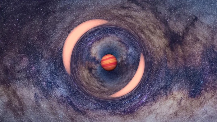 Một h&agrave;nh tinh vừa bẻ cong kh&ocirc;ng - thời gian trước mắt người Tr&aacute;i Đất - Ảnh 1.