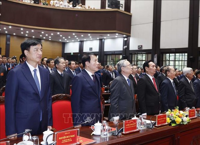 H&igrave;nh ảnh Tổng B&iacute; thư T&ocirc; L&acirc;m dự Lễ kỷ niệm 60 năm Ng&agrave;y truyền thống ng&agrave;nh Nội ch&iacute;nh Đảng  - Ảnh 9.