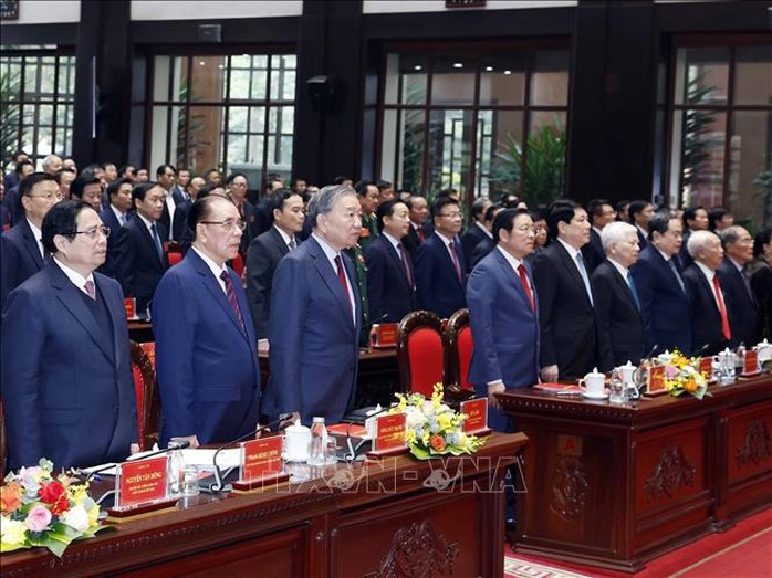 H&igrave;nh ảnh Tổng B&iacute; thư T&ocirc; L&acirc;m dự Lễ kỷ niệm 60 năm Ng&agrave;y truyền thống ng&agrave;nh Nội ch&iacute;nh Đảng  - Ảnh 4.