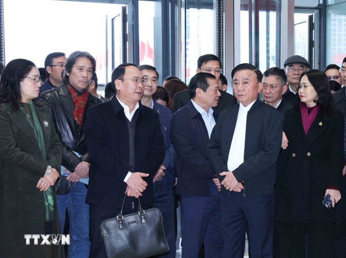 Thường trực Ban B&iacute; thư Trần Cẩm T&uacute; kiểm tra c&ocirc;ng t&aacute;c chuẩn bị Đại hội XIV của Đảng - Ảnh 1.