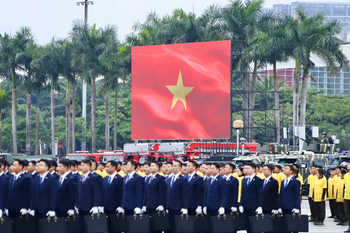 C&ocirc;ng an H&agrave; Nội diễn tập phương &aacute;n bảo vệ Đại hội XIV của Đảng - Ảnh 3.