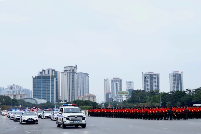 C&ocirc;ng an H&agrave; Nội diễn tập phương &aacute;n bảo vệ Đại hội XIV của Đảng - Ảnh 5.