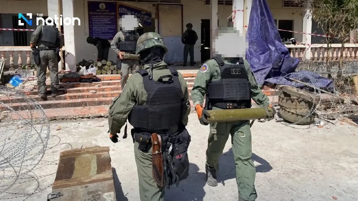 Campuchia v&agrave; Th&aacute;i Lan tranh c&atilde;i về kho vũ kh&iacute; tại s&ograve;ng bạc ở bi&ecirc;n giới - Ảnh 1.