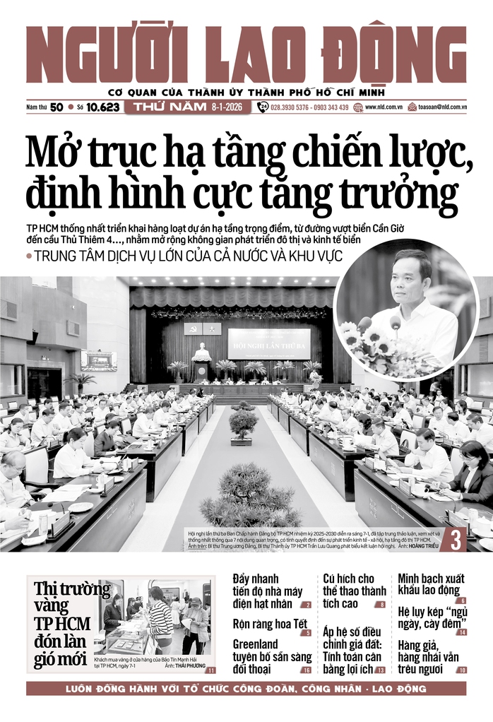 B&aacute;o in ng&agrave;y 8-1: Thị trường v&agrave;ng TP HCM đ&oacute;n l&agrave;n gi&oacute; mới - Ảnh 1.