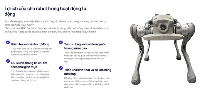 H&atilde;ng robot Mỹ chọn TPHCM l&agrave;m trung t&acirc;m sản xuất ch&oacute; m&aacute;y - Ảnh 1.
