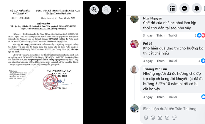 Đ&agrave; Nẵng thu hồi th&ocirc;ng b&aacute;o trợ gi&uacute;p x&atilde; hội , người d&acirc;n lo lắng - Ảnh 1.