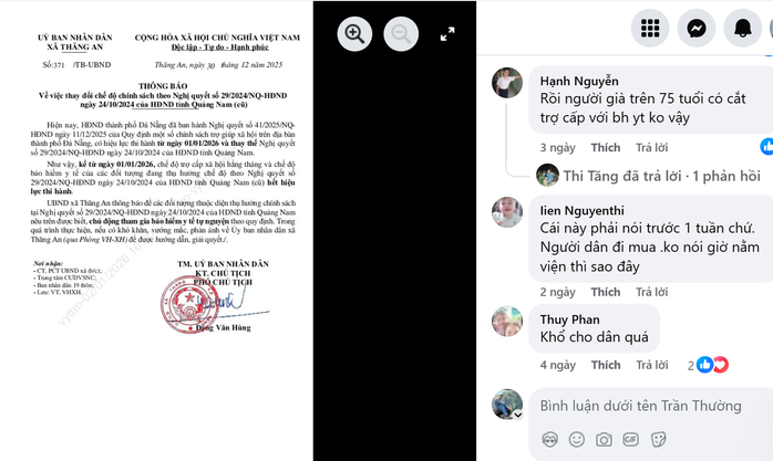 Đ&agrave; Nẵng thu hồi th&ocirc;ng b&aacute;o trợ gi&uacute;p x&atilde; hội , người d&acirc;n lo lắng - Ảnh 2.