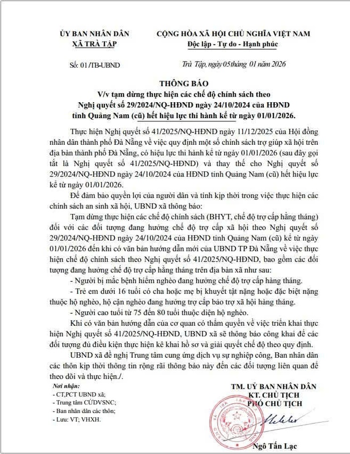 Đ&agrave; Nẵng thu hồi th&ocirc;ng b&aacute;o trợ gi&uacute;p x&atilde; hội , người d&acirc;n lo lắng - Ảnh 4.