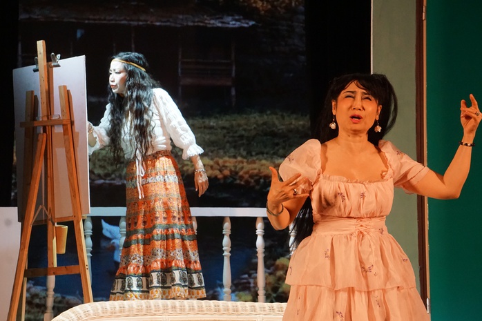 NSND Hồng Vân mang tiếng cười đến với vở hài "Tương đối rối tương phùng" - Ảnh 3.