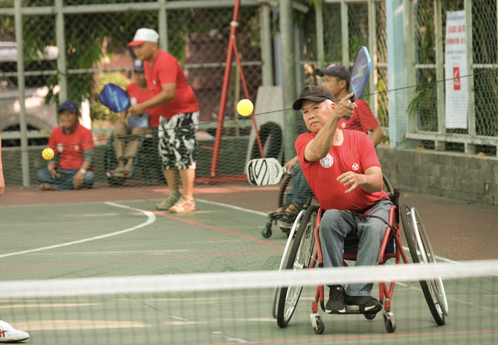 100 tay vợt khuyết tật tranh tài Giải Pickleball Paralympic "Gắn kết yêu thương" - Ảnh 5.