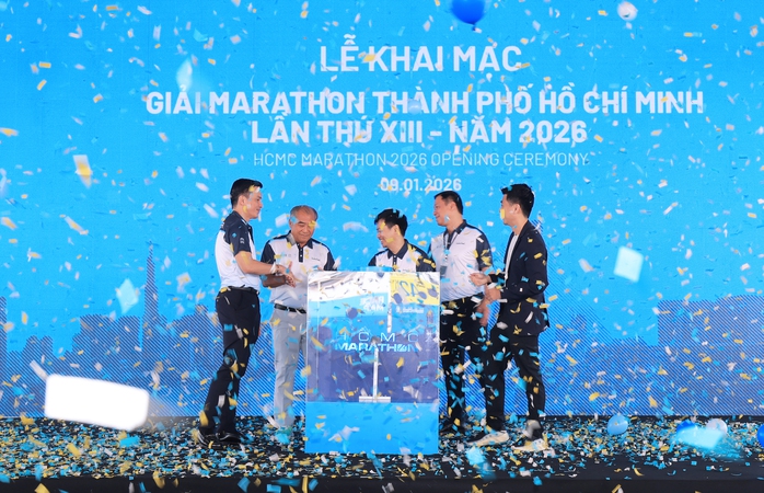 11.000 người tham dự Giải Marathon TP HCM 2026 - Ảnh 1.