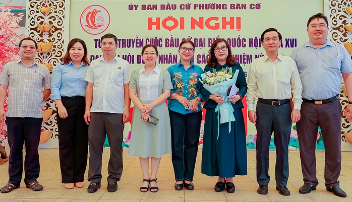 TPHCM: Phường Bàn Cờ tuyên truyền Luật Bầu cử đại biểu Quốc hội và đại biểu HĐND các cấp - Ảnh 3.