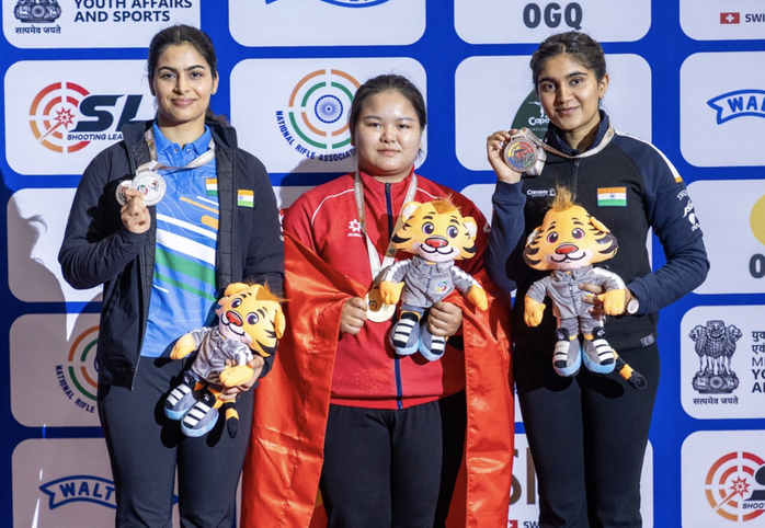 Nữ xạ thủ Việt gi&agrave;nh HCV bắn s&uacute;ng ch&acirc;u &Aacute; - Ảnh 2.