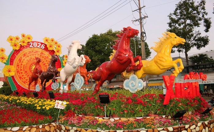 Ngắm linh vật ngựa &ldquo; m&atilde; đ&aacute;o th&agrave;nh c&ocirc;ng &rdquo; đ&oacute;n Xu&acirc;n tại C&agrave; Mau 2026 - Ảnh 5.