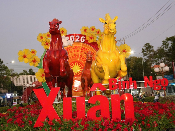 Ngắm linh vật ngựa &ldquo; m&atilde; đ&aacute;o th&agrave;nh c&ocirc;ng &rdquo; đ&oacute;n Xu&acirc;n tại C&agrave; Mau 2026 - Ảnh 6.