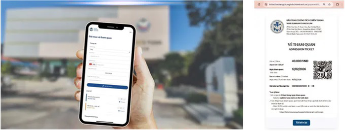 Bảo t&agrave;ng Chứng t&iacute;ch Chiến tranh b&aacute;n v&eacute; trực tuyến - Ảnh 1.