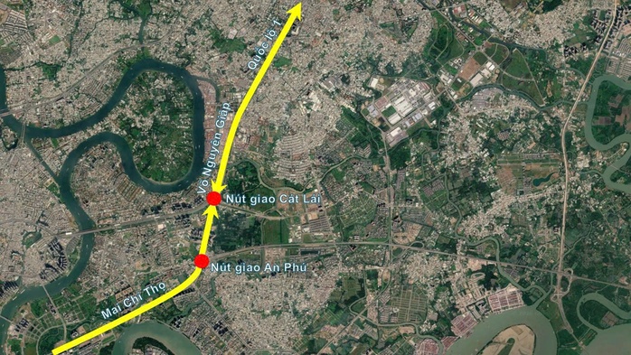 Đi đường n&agrave;o tr&aacute;nh kẹt cảng C&aacute;t L&aacute;i, Ph&uacute; Hữu v&agrave; ph&agrave; C&aacute;t L&aacute;i? - Ảnh 3.