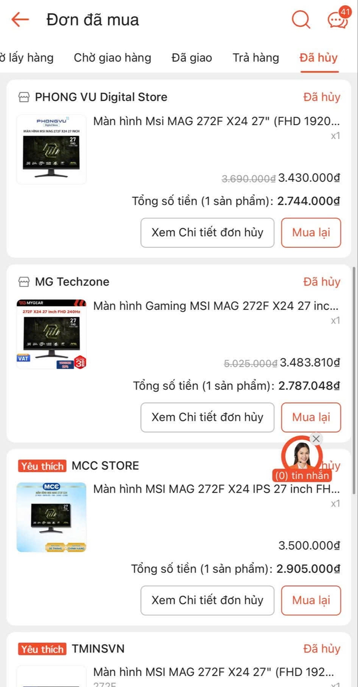 Shopee giải th&iacute;ch l&yacute; do hủy đơn h&agrave;ng khi săn sale bất ngờ - Ảnh 2.