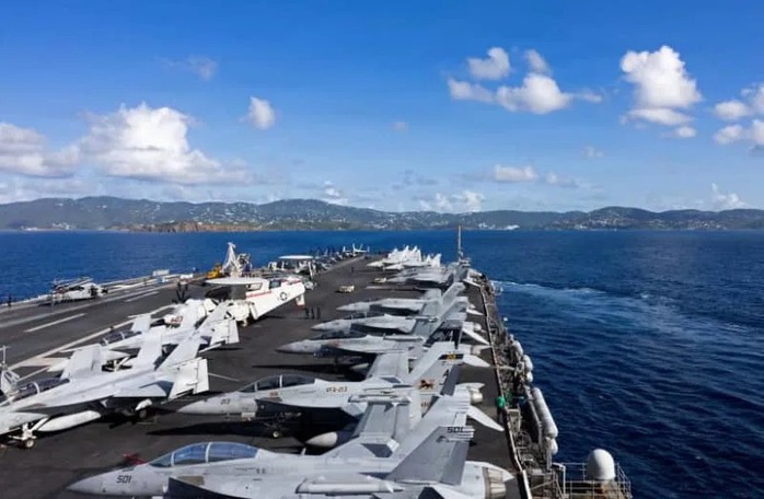 Mỹ sắp triển khai t&agrave;u s&acirc;n bay thứ 2 tới Trung Đ&ocirc;ng, g&acirc;y sức &eacute;p với Iran - Ảnh 2.