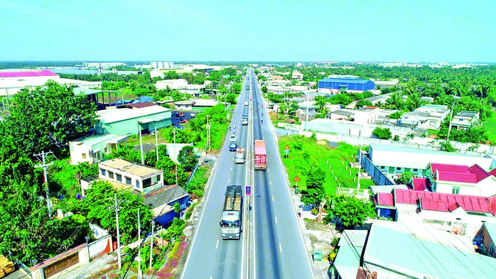 Những chuyến xe Tết trên đường tỉnh 830 - Ảnh 1.