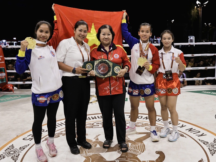 Việt Nam xếp nhất to&agrave;n đo&agrave;n Giải V&ocirc; địch Kun Khmer thế giới - Ảnh 3.