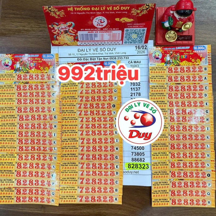 Xổ số miền Nam ng&agrave;y 16 - 2: Tr&uacute;ng độc đắc 6 tỉ đồng tại đại l&yacute; v&eacute; số Duy - Ảnh 3.