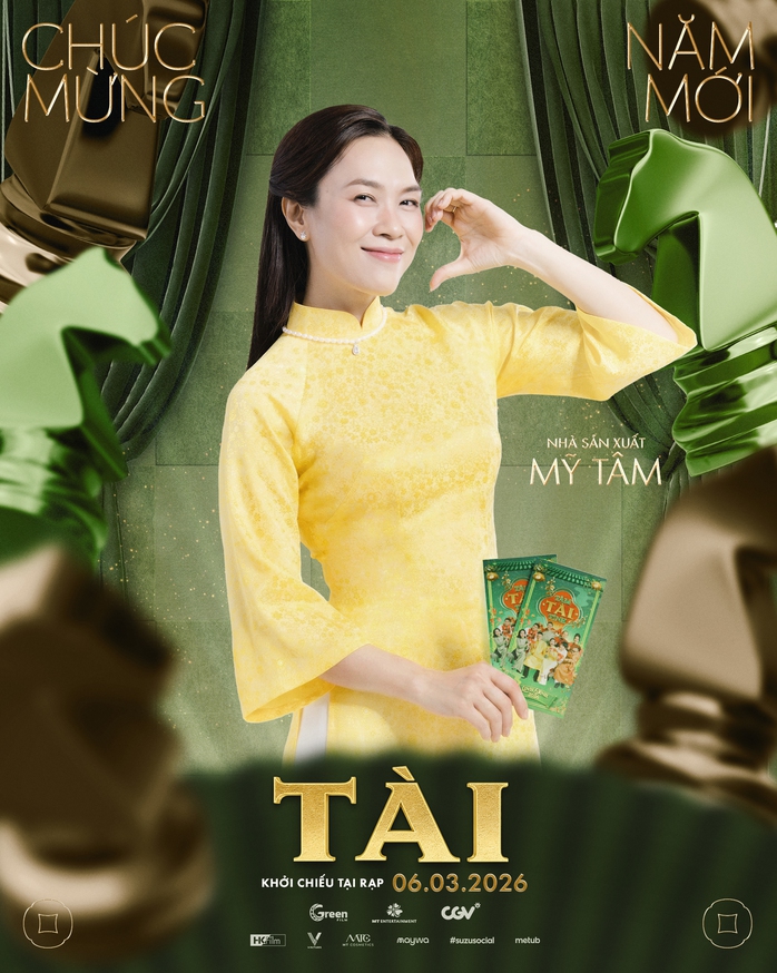 Mỹ T&acirc;m, Mai T&agrave;i Phến, Hồng &Aacute;nh&hellip; x&uacute;ng x&iacute;nh &aacute;o d&agrave;i ch&uacute;c Tết! - Ảnh 1.