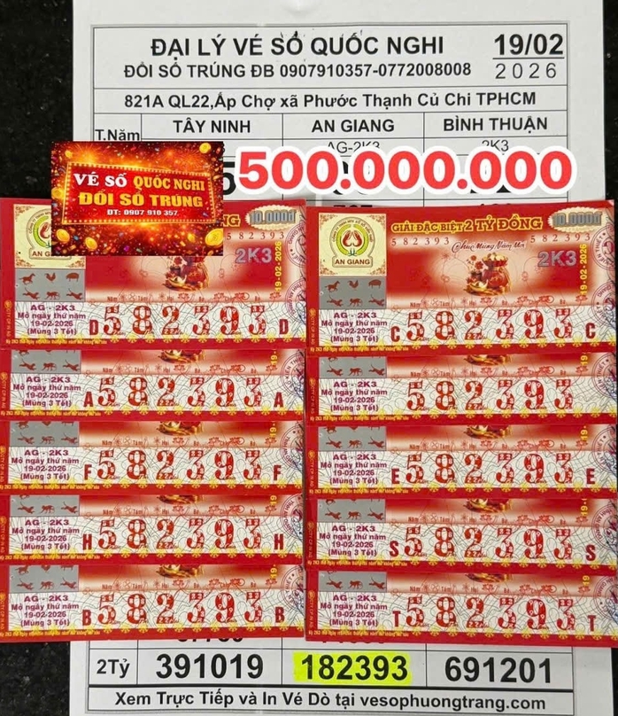 Xổ số miền Nam 2026: C&ugrave;ng tr&uacute;ng 3 giải độc đắc tại TPHCM - Ảnh 2.