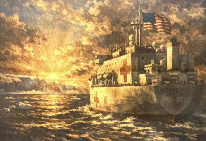 Điều t&agrave;u bệnh viện đến Greenland, &ocirc;ng Donald Trump n&oacute;i g&igrave;? - Ảnh 1.