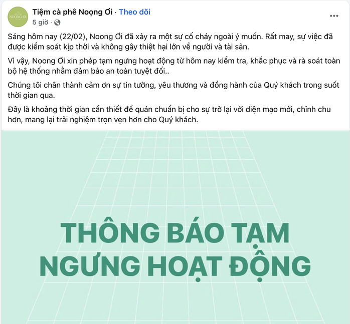 Diễn biến mới vụ ch&aacute;y qu&aacute;n c&agrave; ph&ecirc; Noọng Ơi tại TPHCM năm 2026 - Ảnh 3.