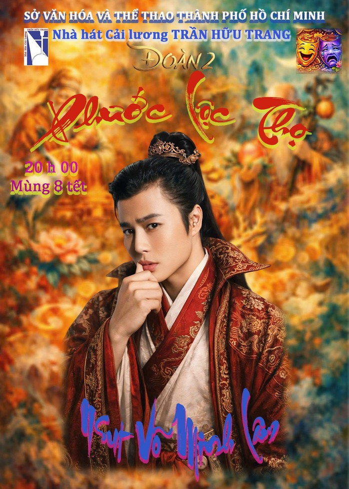 "Phước Lộc Thọ" &ndash; tiếng cười khai xu&acirc;n tr&ecirc;n s&acirc;n khấu cải lương Trần Hữu Trang - Ảnh 2.