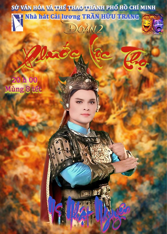 "Phước Lộc Thọ" &ndash; tiếng cười khai xu&acirc;n tr&ecirc;n s&acirc;n khấu cải lương Trần Hữu Trang - Ảnh 3.