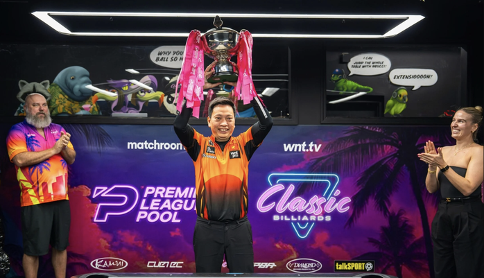 Cơ thủ Dương Quốc Ho&agrave;ng v&ocirc; địch giải Premier League Pool - Ảnh 3.