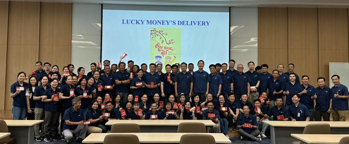 Một c&ocirc;ng ty ở Đồng Nai chi gần 7 tỉ đồng l&igrave; x&igrave; đầu năm cho c&ocirc;ng nh&acirc;n - Ảnh 2.