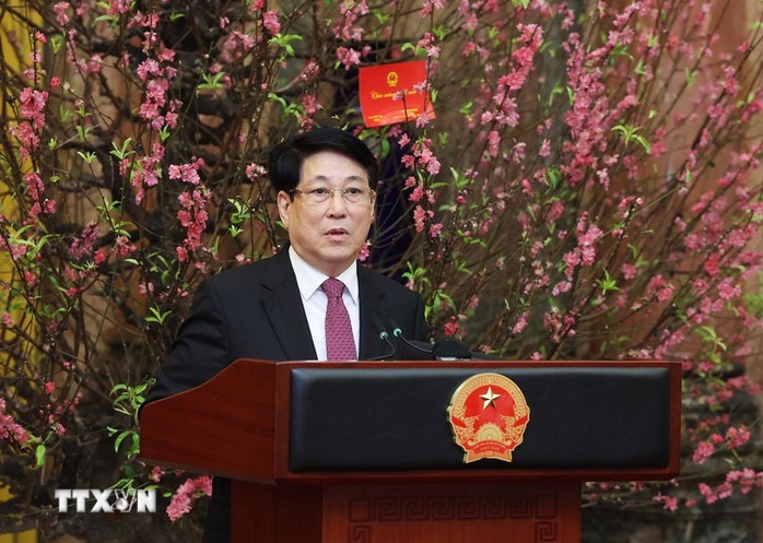 Chủ tịch nước Lương Cường gặp mặt đầu Xuân với cán bộ Văn phòng 2026 - Ảnh 1. Chủ tịch nước Lương Cường gặp mặt đầu Xuân với cán bộ Văn phòng 2026 - Ảnh 1.
