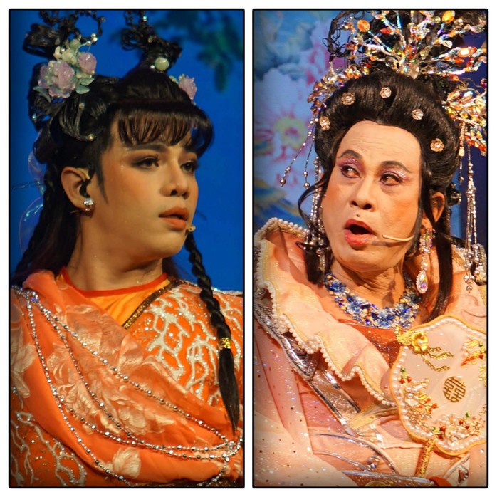 Ch&iacute; Linh, Ho&agrave;ng Hải h&oacute;a th&acirc;n vai nữ, tạo tiếng cười duy&ecirc;n d&aacute;ng trong vở "Kim Ngọc Lương Duy&ecirc;n" - Ảnh 1.