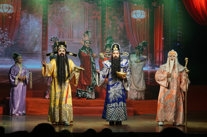 Võ Minh Lâm, Hoàng Hải, Nguyễn Văn Mẹo tung hứng tiếng cười trong vở"Phước Lộc Thọ" - Ảnh 3.