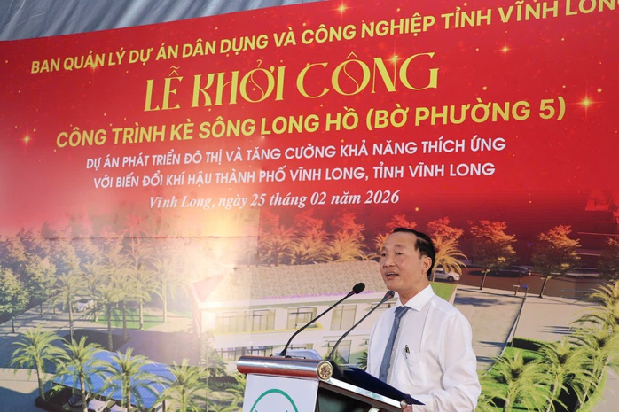 Vĩnh Long đầu tư 4 . 083 Tỉ đồng x&acirc;y k&egrave; s&ocirc;ng Long Hồ chống ngập lụt - Ảnh 2.