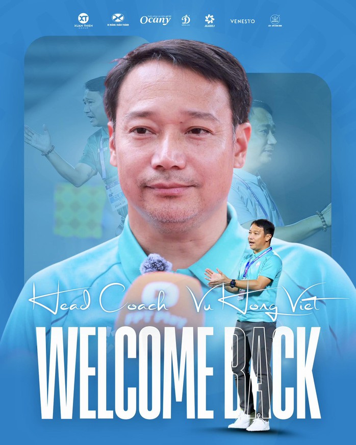 HLV Vũ Hồng Việt trở lại "ghế n&oacute;ng" CLB Nam Định - Ảnh 3.