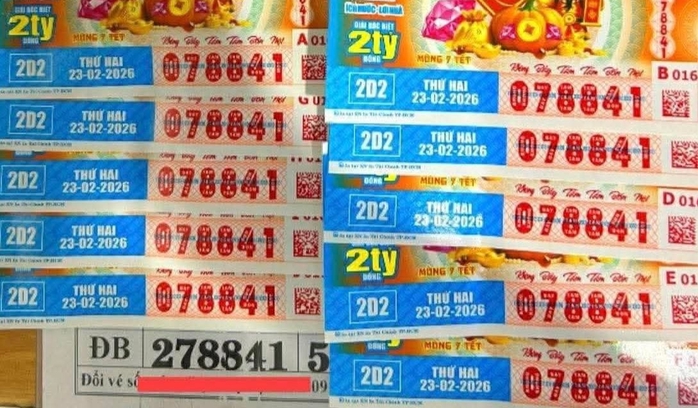 Xổ số miền Nam 2026: Đại l&yacute; t&igrave;m người tr&uacute;ng độc đắc 32 tờ v&eacute; số TPHCM - Ảnh 1.
