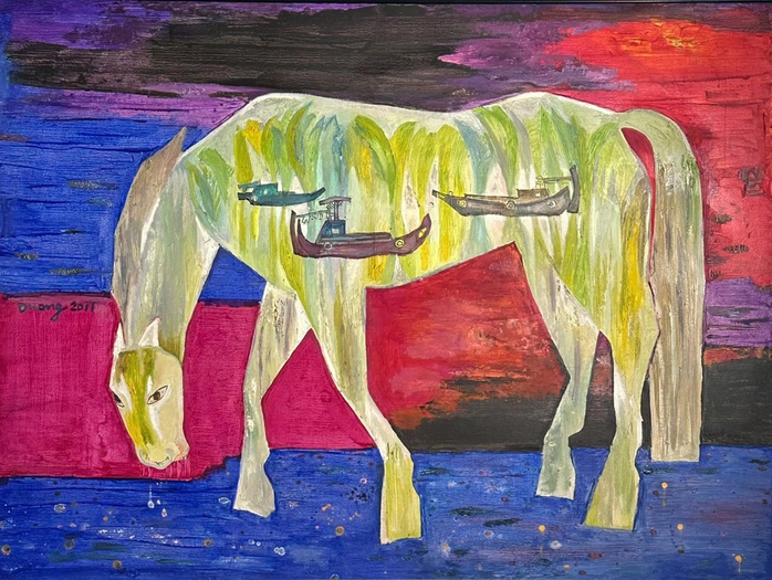 Ngày vui của bộ đôi họa sĩ Phan Oánh và Đặng Thị Dương   - Ảnh 7.