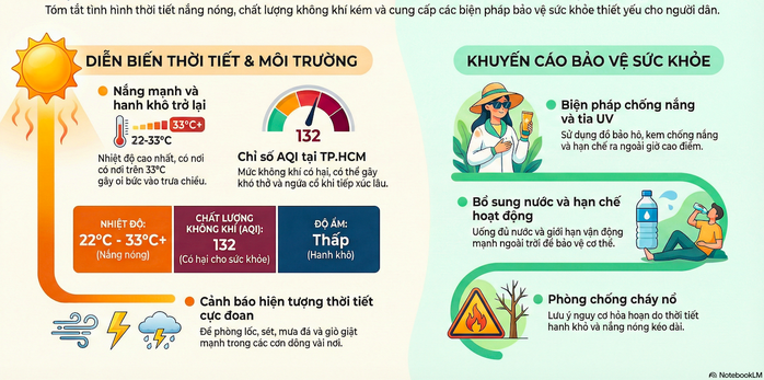 TPHCM và Nam Bộ nắng nóng, oi bức trở lại - Ảnh 2.