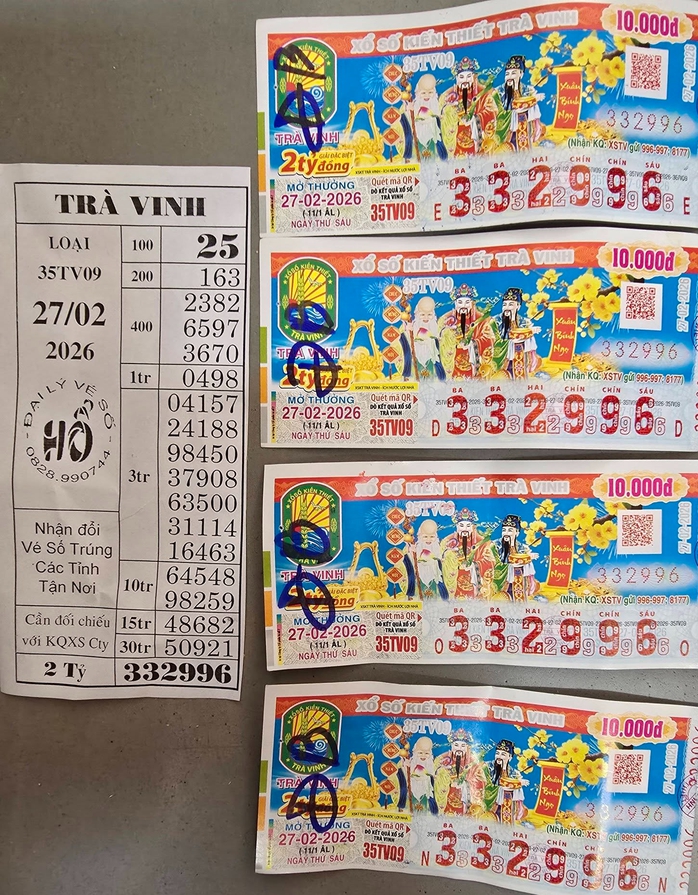 Xổ số miền Nam 2026: Đại lý vé số Hổ liên tục trúng giải độc đắc - Ảnh 1. Xổ số miền Nam 2026: Đại lý vé số Hổ liên tục trúng giải độc đắc - Ảnh 1.