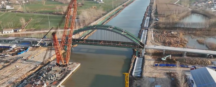 Khoảnh khắc cầu đường sắt 95 m tại Trung Quốc đổ sập không báo trước - Ảnh 4. Khoảnh khắc cầu đường sắt 95 m tại Trung Quốc đổ sập không báo trước - Ảnh 4.