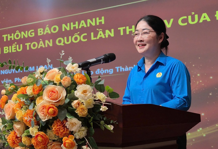 LĐLĐ TPHCM th&ocirc;ng tin kết quả Đại hội đại biểu to&agrave;n quốc lần thứ XIV của Đảng đến c&aacute;n bộ C&ocirc;ng đo&agrave;n - Ảnh 1.